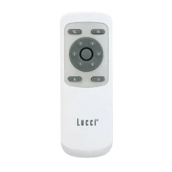 Beacon loftventilator med lys Atlanta, sort, støjsvag