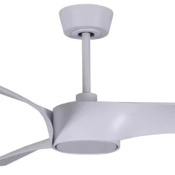 Beacon loftventilator med lys Line, hvid, Ø 132 cm støjsvag