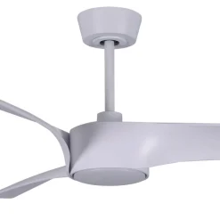 Beacon loftventilator med lys Line, hvid, Ø 132 cm støjsvag
