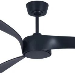 Beacon loftventilator med lys Line sort 132 cm støjsvag