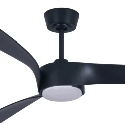 Beacon loftventilator med lys Line sort 132 cm støjsvag