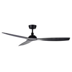 Beacon loftventilator Moto, sort, Ø 132 cm, støjsvag