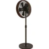 Beacon ventilator på piedestal Breeze bronzefarvet, rund base, støjsvag