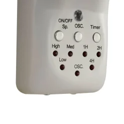 Beacon vægventilator Breeze, hvid, Ø 41 cm, lydsvag