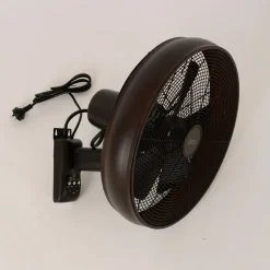 Beacon vægventilator Breeze, sort, Ø 41 cm, lydsvag