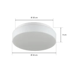 Bega 50079 LED-loftlampe DALI 3.000K Ø34cm