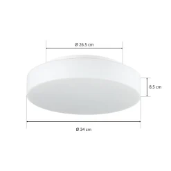 Bega 50651 LED-loftlampe opalglas 3.000K Ø34cm