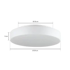 Bega 50652 LED-loftlampe opalglas 3.000K Ø39cm