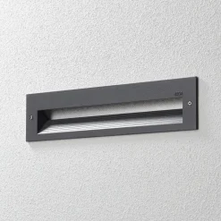 BEGA 33055 LED-væglampe 3000 K, grafit, 32 cm