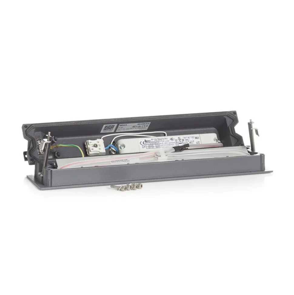 BEGA 33055 LED-væglampe 3000 K, grafit, 32 cm