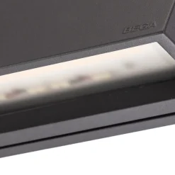 Bega udendørs væglampe 24372, grafit, støbt aluminium, IP65