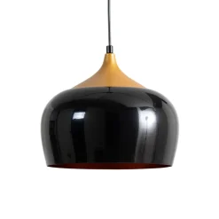 Berceste 212-S hængelampe Ø30cm sort/guld