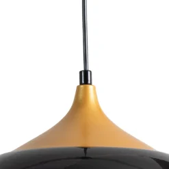 Berceste 212-S hængelampe Ø30cm sort/guld