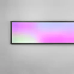 Beta LED-loftslampe, længde 119 cm, sort, RGBW, CCT