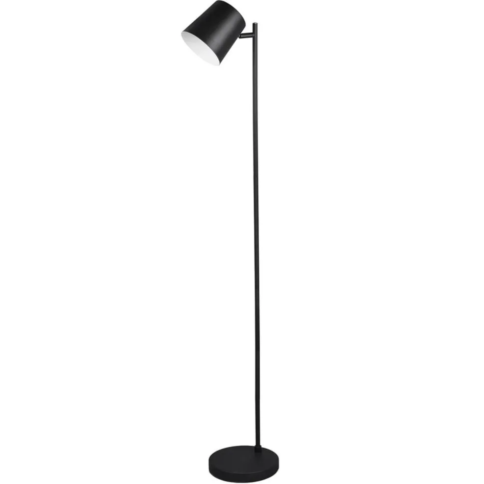 Blake LED-gulvlampe med batteri, kan dæmpes, sort