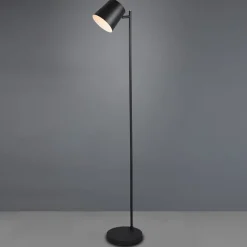 Blake LED-gulvlampe med batteri, kan dæmpes, sort