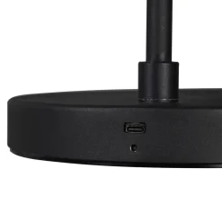 Blake LED-gulvlampe med batteri, kan dæmpes, sort