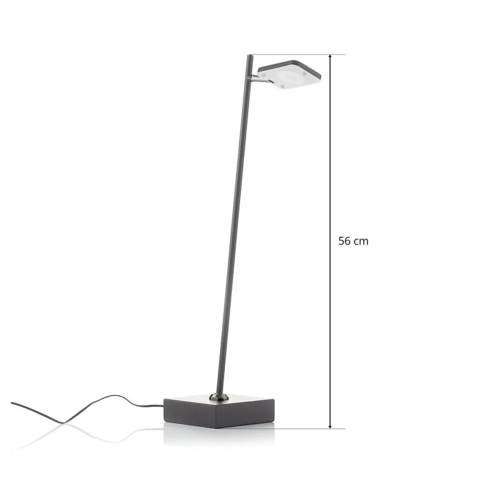 Block LED-bordlampe, dæmpbar, sort