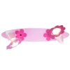 Blomst loftlampe, rosa, panel, 2 lyskilder