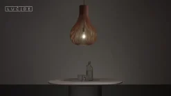 Bodo pendellampe, lyst træ