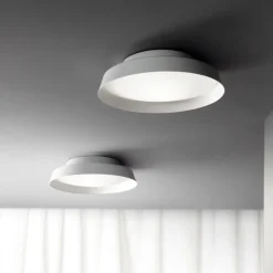 Boop! LED udendørs loftlampe Ø37cm hvid/hvid