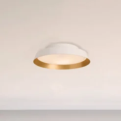 Boop! LED udendørs loftlampe Ø37cm hvid/guld