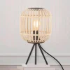 Bordesley bordlampe med træskærm