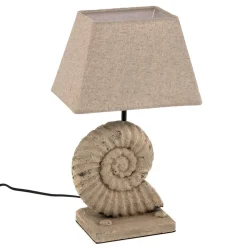 Bordlampe Conchiglia med dekoreret fod