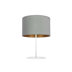 Bordlampe Golden Roller højde 30 cm mintgrøn/guld