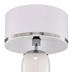 Bordlampe Lund, hvid/opal, højde 70 cm