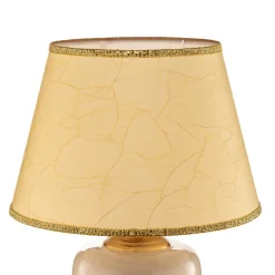 Bordlampe Mozart i elfenben/guld