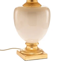 Bordlampe Mozart i elfenben/guld