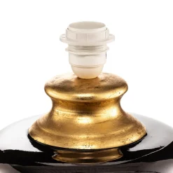 Bordlampe Mozart i spejlet grå/guld