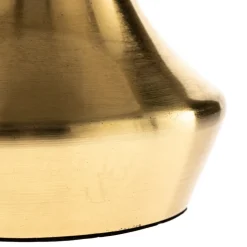 Bordlampe Ottone med tekstilskærm, messing