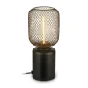 Bordlampe Rist, sort, højde 22 cm, metal