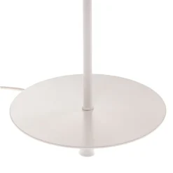 Bordlampe Roller, hvid/guld, højde 50 cm