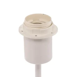 Bordlampe Roller, hvid/guld, højde 50 cm