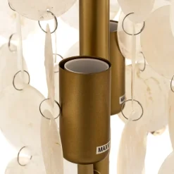 Bordlampe Ruben med perlemorskiver