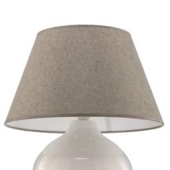 Bordlampe Sfera, højde 53 cm, hvid/grå
