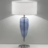 Bordlampe Show Ogiva 82 cm glaselement blå