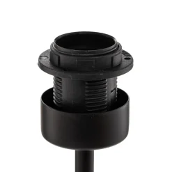 Bordlampe Soho, cylindrisk 56 cm sort/guld