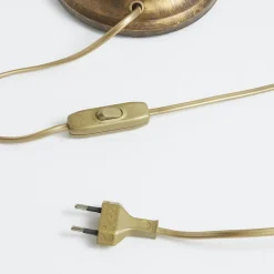 Bordlampe Teresa med krystaller, uden skærm