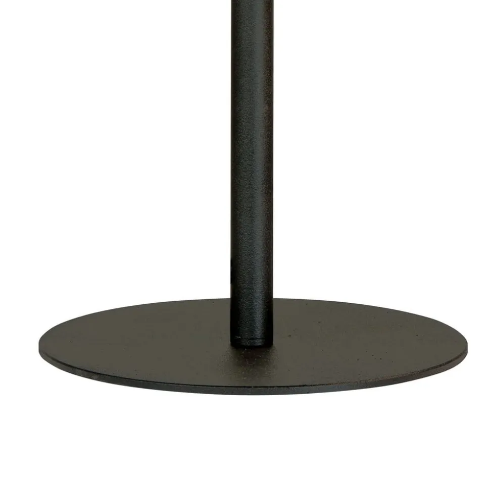 Bordlampe Tornado, sort/guld, metal, Ø 26 cm, E14