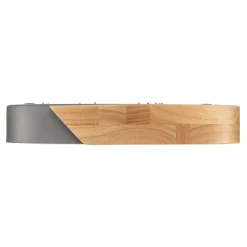 Borneo LED-loftlampe med træramme