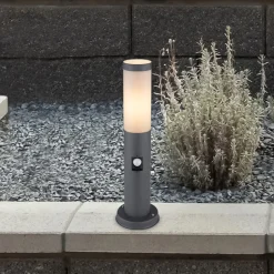 Boston sokkellampe, højde 45 cm, med sensor