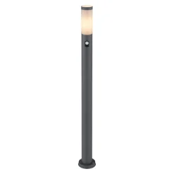 Boston stibelysning, højde 110 cm, med sensor
