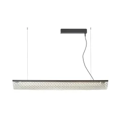 Bover LED-hængelampe Nans Balis S/140, brun/beige, 140 cm