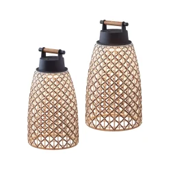 Bover Nans M/49/R Akku-bordlampe til udendørs brug brun