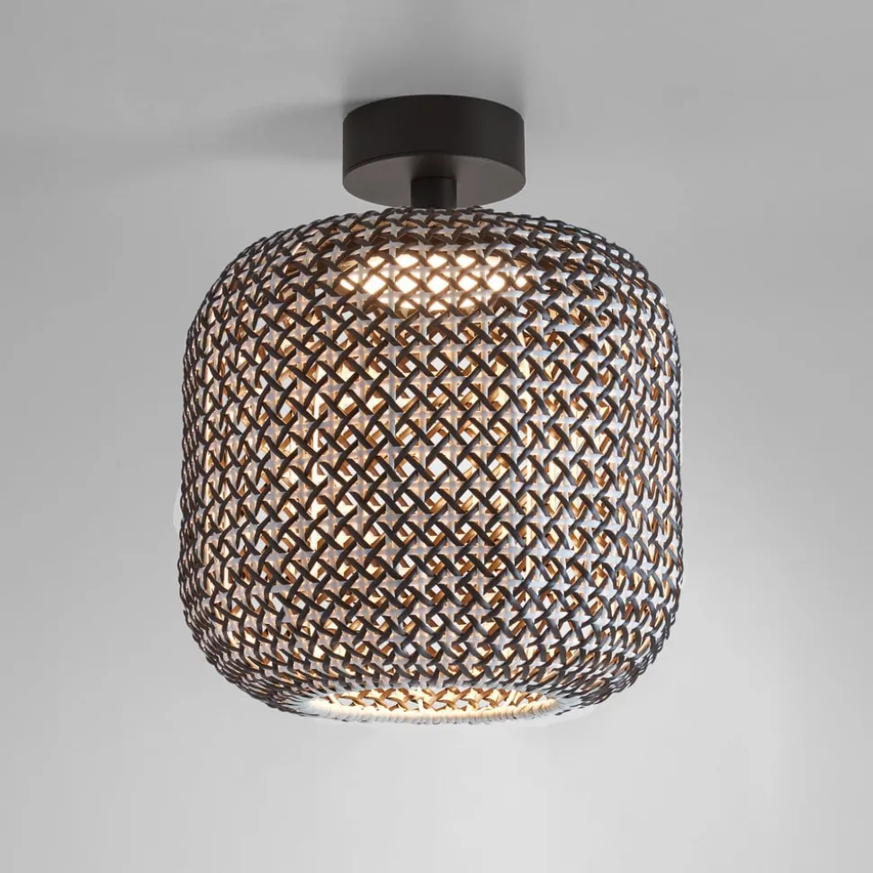 Bover Nans PF/31 LED udendørs loftslampe, brun