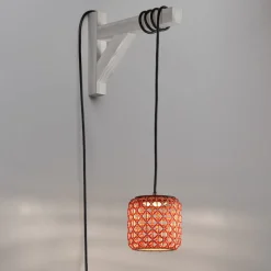 Bover Nans S/16/H LED-hængelampe med stik, rød